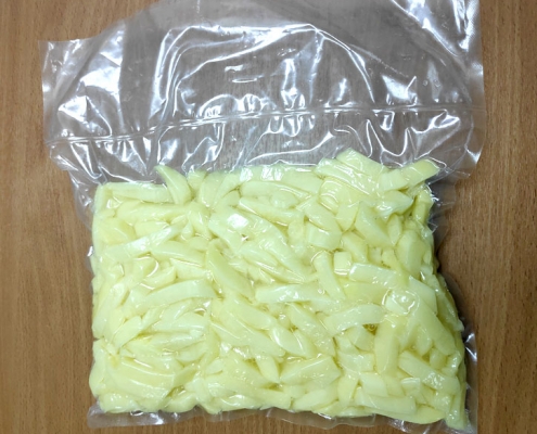 Картофель резанный в вакуумной упаковке