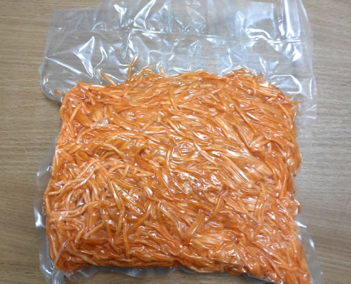 Морковь тертая в вакуумной упаковке